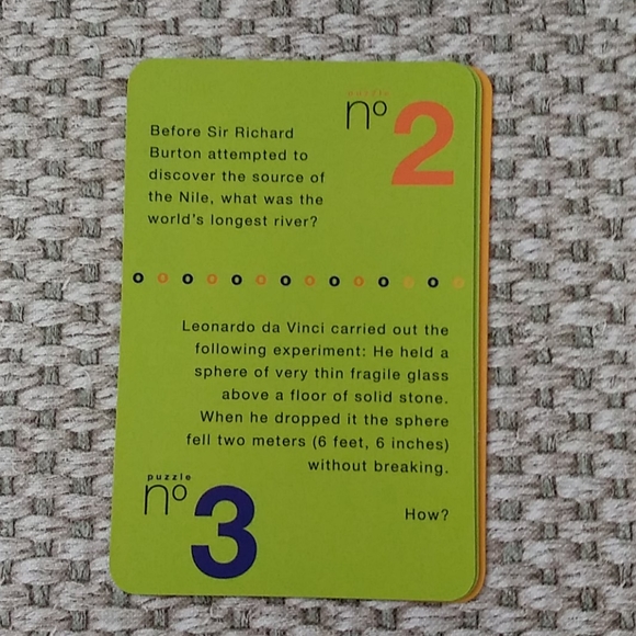 MENSA Riddles & Conundrums Cards - Picture 4 of 7